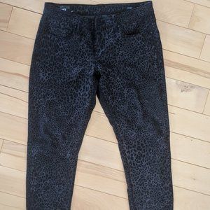 William Rast Black Leopard Jeans
